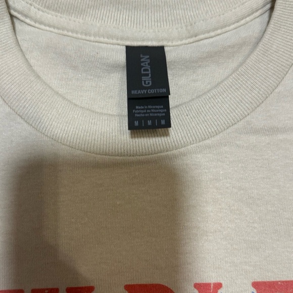 Gildan Childless Cat Lady Patriotic Cat Cotton Cream Tee - Picture 4 of 4